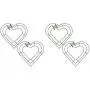 CPreston Interests Heart Shaped Wedding Frame Wreath Making Craft Design 12'' (4 Piece Bundle) Indoor Outdoor CPreston Interests Heart Shaped Wedding Frame Wreath Making Craft Design 12'' (4 Piece Bundle) Indoor Outdoor