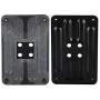 fosa Black CPU Heatsink Bracket Backplane Backplate Back Sheet Iron Plate Durable for AM4