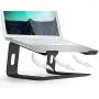 Soundance Laptop Stand, Aluminum Computer Riser, Ergonomic Laptops Elevator for Desk, Metal Holder Compatible with 10 to 15.6 Inches Notebook Computer, Black