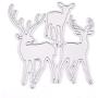 Three Pieces Deers Metal Die Cuts Forest Animal Cutting Dies Cut Stencils for DIY Embossing Photo Decorative Paper Dies Scrapbooking Card Making