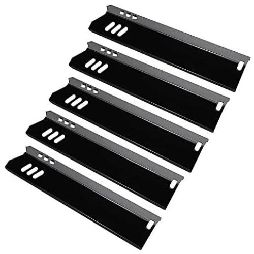 Hisencn 15 inch Heat Plate Replacement for Dyna-glo DGF510SBP, DGF510SSP, Backyard GBC1460W, GBC1461W, BY13-101-001-13, Uniflame GBC1059WB, BHG, 15'' Porcelain Steel Grill Heat Shield Tent Flame Tamer
