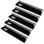 Hisencn 15 inch Heat Plate Replacement for Dyna-glo DGF510SBP, DGF510SSP, Backyard GBC1460W, GBC1461W, BY13-101-001-13, Uniflame GBC1059WB, BHG, 15'' Porcelain Steel Grill Heat Shield Tent Flame Tamer