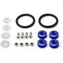 iJDMTOY Universal Fit Blue Finish JDM Quick Release Fastener Kit Compatible With Car Bumper Trunk Fender Hatch Lid