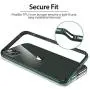 ESR Bumper Case Compatible for iPhone 11 Pro Max, Metal Frame Armor with Soft Inner Bumper [Zero Signal Interference] [Raised Edge Protection] for iPhone 11 Pro Max 6.5''(2019), Dark Green