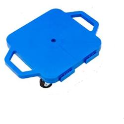 Cosom Scooter Board, 12 Inch Childrens Sit & Scoot Board with 2 Inch Non-Marring Metal Casters & Safety Guards for Physical Education Class