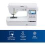Brother SE1900 Sewing and Embroidery Machine, 138 Designs, 240 Built-in Stitches, Computerized, 5'' x 7'' Hoop Area, 3.2'' LCD Touchscreen Display, 8 Included Feet