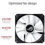 ROG Strix LC 120 RGB, Cooler CPU All-in-one ROG, with addressable RGB Lighting, Aura sync, NCVM Pump Coating and ROG Radiator Fan