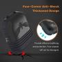 Lauzq Metal Airpods Case,Hard Case Cover Full Protective Skin Cover Shockproof Compatible Airpods 1&2 Charging Case(Not for Wireless Charging),Dual-Layer Silicone & Anti-Lost Keychain