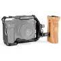 SMALLRIG Camera Cage Kit Professional Kit for Sony Alpha 7S III / A7S III / A7S3 with HDMI Cable Clamp and Wooden Side Handle - 3008