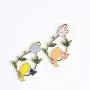 4 Pieces Metal Enamel Flower Leaves Branch Birds Connector DIY Bracelet Necklace Pendants Charms Findings for Jewelry Making DIY Craft 4 Pieces Metal Enamel Flower Leaves Branch Birds Connector DIY Bracelet Necklace Pendants Charms Findings for Jewelry Making DIY Craft