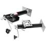 Qiilu 2000 lbs Yacht Trailer Parts Caravan Jack Jockey Wheel Heavy Duty Metal Stand