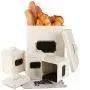 Home By Jackie X321 Cream White Set of 5 Metal Food Tin Canister/Bread Bin/Container/Box/Set (Cream) Home By Jackie X321 Cream White Set of 5 Metal Food Tin Canister/Bread Bin/Container/Box/Set (Cream)
