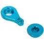 GoolRC RC Car 25T Steering Servo Arm Horn Buffer for 1:12 WLtoys 12428 12423 FY-03 RC Rock Crawler Vehicle Parts (Blue)