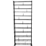Atlantic Maxsteel 12 Tier Shelving - Heavy Gauge Steel Wire Shelving for 864 CD/450 DVD/Blu-Ray/Games in Gunmetal,38408071