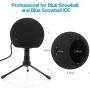 InnoGear Adjustable Mic Stand for Blue Snowball and Blue Snowball iCE Suspension Boom Scissor Arm Stand with Microphone Windscreen and Dual Layered Mic Pop Filter, Max Load 1.5 KG InnoGear Adjustable Mic Stand for Blue Snowball and Blue Snowball iCE Suspension Boom Scissor Arm Stand with Microphone Windscreen and Dual Layered Mic Pop Filter, Max Load 1.5 KG
