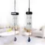 UNIME Wind Chimes, Creative Design 2 Pack Beautiful Garden Chimes, Portable Metal Wind Chimes for Home Garden Decoration, Small Size UNIME Wind Chimes, Creative Design 2 Pack Beautiful Garden Chimes, Portable Metal Wind Chimes for Home Garden Decoration, Small Size
