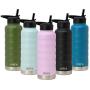 MIRA 32 Oz Stainless Steel Water Bottle with Straw Lid- Vacuum Insulated Double Walled Thermos Flask - Reusable Metal Hydro Bottle - Leak-Proof Sports Bottle - Lilac