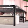 ZINUS SmartBase Zero Assembly Mattress Foundation / 14 Inch Metal Platform Bed Frame / No Box Spring Needed / Sturdy Steel Frame / Underbed Storage, King