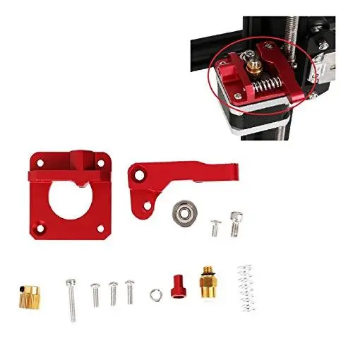 Gwisdom ENDER3 Extruder Upgraded Replacement, Aluminum MK8 Drive Feed 3D Printer Extruders for Creality Ender 3, CR-10, CR-10S, CR-10 S4, CR-10 S5 Gwisdom ENDER3 Extruder Upgraded Replacement, Aluminum MK8 Drive Feed 3D Printer Extruders for Creality Ender 3, CR-10, CR-10S, CR-10 S4, CR-10 S5