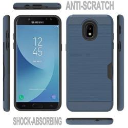 Ayoo:Galaxy J3 2018/Galaxy J3 Eclipse 2/J3 Orbit/J3 Achieve/Express Prime 3/J3 Prime 2/Amp Prime 3/J3 Emerge 2018/J3 Star/Express/J3 V 3rd Gen/J3 Aura/Sol 3/J3V Cases for Galaxy J3 2018-KC Metal Slate