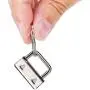 Biitfuu 20Pcs Metal Tail Clip, Bag Strap Connector for Bag Purse Making Hand-Made Metal Bag Clip Biitfuu 20Pcs Metal Tail Clip, Bag Strap Connector for Bag Purse Making Hand-Made Metal Bag Clip
