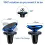 FLOVEME Magnetic Phone Car Mount Holder - Car Air Vent Magnet Cell Phone Holder for Car Strong N52 Magnetic Car Phone Mount with 4 Pcs Metal Plate Compatible with iPhone 12 Pro 11 Samsung Google LG