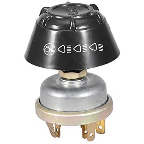 Qiilu 12V Horn Push Button Metal Toggle Switch Waterproof Light Switch for Massey Ferguson Tractor