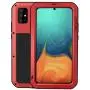 Simicoo Samsung A21 Metal Bumper Military Rugged Case with Screen Protector Silicone Full Body Hybrid Solid Shockproof Heavy Duty Armor Defender Tough Back Cover for Samsung A21 (Red, A21) Simicoo Samsung A21 Metal Bumper Military Rugged Case with Screen Protector Silicone Full Body Hybrid Solid Shockproof Heavy Duty Armor Defender Tough Back Cover for Samsung A21 (Red, A21)