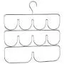 mDesign Metal Closet Rod Hanging Accessory Storage Organizer Rack for Womens Leggings, Yoga Pants, Scarves, Ties, Camisoles, Tank Tops - Snag Free Design - Chrome mDesign Metal Closet Rod Hanging Accessory Storage Organizer Rack for Womens Leggings, Yoga Pants, Scarves, Ties, Camisoles, Tank Tops - Snag Free Design - Chrome