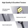 DisplayPort Cable, iVANKY DP Cable 6.6ft/2M, [4K@60Hz, 2K@144Hz, 2K@165Hz], Nylon Braided High Speed DisplayPort 1.2 Cable, Compatible for Gaming Monitor, TV, PC, Laptop and More