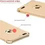 iPhone 8 Plus Case, Ultra Slim Flexible iPhone 8 Plus Matte Case, Styles 3 in 1 Electroplated Shockproof Luxury Cover Case for iPhone 8 Plus (Gold)
