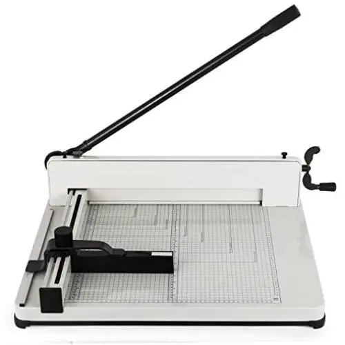 Mophorn Paper Cutter A3 Industrial Heavy Duty Guillotine Trimmer 17Inch 400 Sheets Heavy Duty Paper Cutter Trimmer Machine (A3-17Inch)
