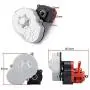 Que-T Metal Aluminum Gearbox Complete Transmission Case with Gear for 1/10 Axial SCX10 RC Car Upgrade Parts Que-T Metal Aluminum Gearbox Complete Transmission Case with Gear for 1/10 Axial SCX10 RC Car Upgrade Parts