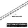 Uniflasy 65032 Burner Tube for Weber Q300 Q3000 Gas Grills Stainless Steel Grill Burner Tube Set Replacement for Weber Q Series Gas Grills