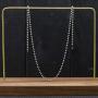 Tiparts 30 Feet Stainless Steel Ball Chains Necklace with 20pcs Connectors Clasps,Silver Bead Chain Sets (Chain Width 2.4mm+20pcs connectors)