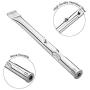 Hisencn Repair kit Replacement for Charbroil 463436215, 463436214, 463436213, 467300115, 463234413, Thermos 466360113, G432-Y700-W1, G432-0096-W1, Grill Burner Pipe, Heat Plate Tent, Crossover Tube