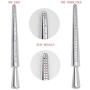 NIUPIKA Ring Sizer Set Measure Ring Size Tool Metal Ring Mandrel US Size 1-13 Jewelry Making Tools Finger Sizers Gauge Kit of 27 Pieces