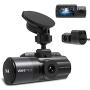 Vantrue N4 3 Channel Dash Cam, 4K+1080P Dual Channel, 1440P+1080P+1080P Front Inside Rear Three Way Triple Car Dash Camera, IR Night Vision, Capacitor, 24 Hours Parking Mode, Support 256GB Max