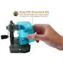 Bostitch Multi-Mount Manual Pencil Sharpener, Vacuum Mount or Screw Mount, Blue (MPS2-BLUE) Bostitch Multi-Mount Manual Pencil Sharpener, Vacuum Mount or Screw Mount, Blue (MPS2-BLUE)