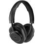 Master & Dynamic MW65 Active Noise-Cancelling Wireless Headphones – Bluetooth Over-Ear Headphones with Mic – Luxury Black Metal/Black Leather
