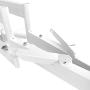 Kanto PDX650W Full Motion Articulating TV Wall Mount for 37-inch to 75-inch TVs | Low Profile with 22'' Extension | Integrated Cable Management | Swivel and Tilt Capable | White