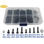 340PCS RC Screws Kit Repair Tool M3 Flat Head/Round Head &M3 M4 Flat Washers for 1:10 HSP Redcat Traxxas Tamiya SCX10 HPI RC Car Parts