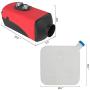 Happybuy 3KW Diesel Parking Heater 12V Diesel Air Heater 3000W Diesel Heater Double Mufflers with LCD Thermostat for RV Boats Car Bus Caravan Motorhome