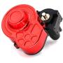 ZGQA-GQA RC Spare Parts Transmission Case Gearbox W/Metal Motor Gear for 1/10 SCX10 - Black, 150x90x40mm