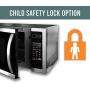 Farberware 1.1 Cu. Ft. Stainless Steel Countertop Microwave Oven With 6 Cooking Programs, LED Lighting, 1000 Watts