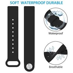 Recoppa Waterproof Bands Compatible with Fitbit Inspire HR/Fitbit Inspire/Fitbit Ace 2 Wristbands Soft Sports Straps for Women Men, Small, Large
