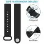 Recoppa Waterproof Bands Compatible with Fitbit Inspire HR/Fitbit Inspire/Fitbit Ace 2 Wristbands Soft Sports Straps for Women Men, Small, Large