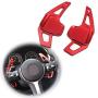 Miniclue Paddle Shifter Extensions for BMW Aluminum Metal Steering Wheel Paddle Shifter fit for BMW 2 3 4 X1 X2 X3 X4 X5 X6 series,F Chassis,Red