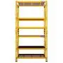 DEWALT 4-Foot Tall, 3 Shelf Steel Wire Deck Industrial Storage Rack, Adjustable for Custom Workshop/Garage Storage Solutions, Total Capacity: 4,500 lbs.