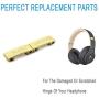 Replacement Headband Metal Folding Hinge Clip Cover Pin Repair Parts Set Compatible with Studio 3 Studio 3.0 Wireless Over-Ear Headphones (Gold)